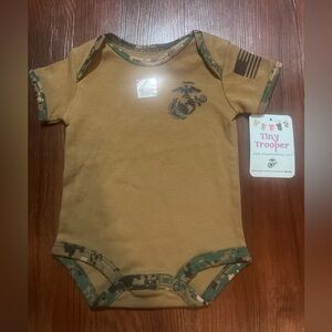 Tiny Trooper Officially Licensed U.S. Marines Baby One-Piece